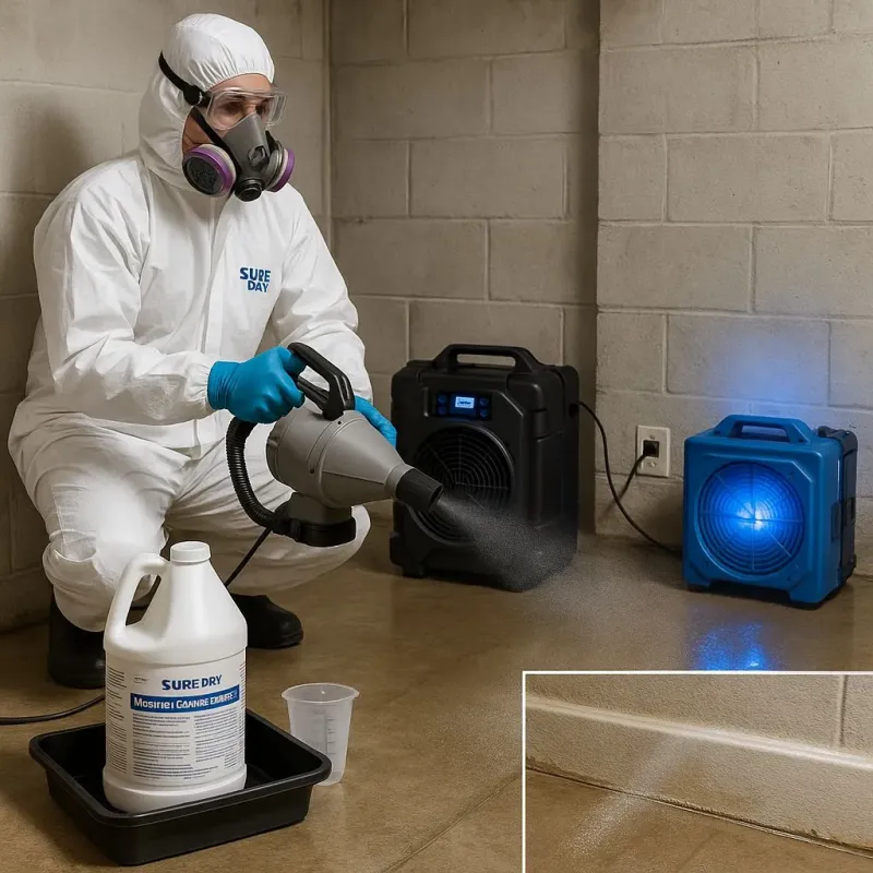 Sanitization and Odor Removal process in Bryan, OH